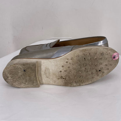 Silver W Shoe Size 39.5 TOD'S Loafer