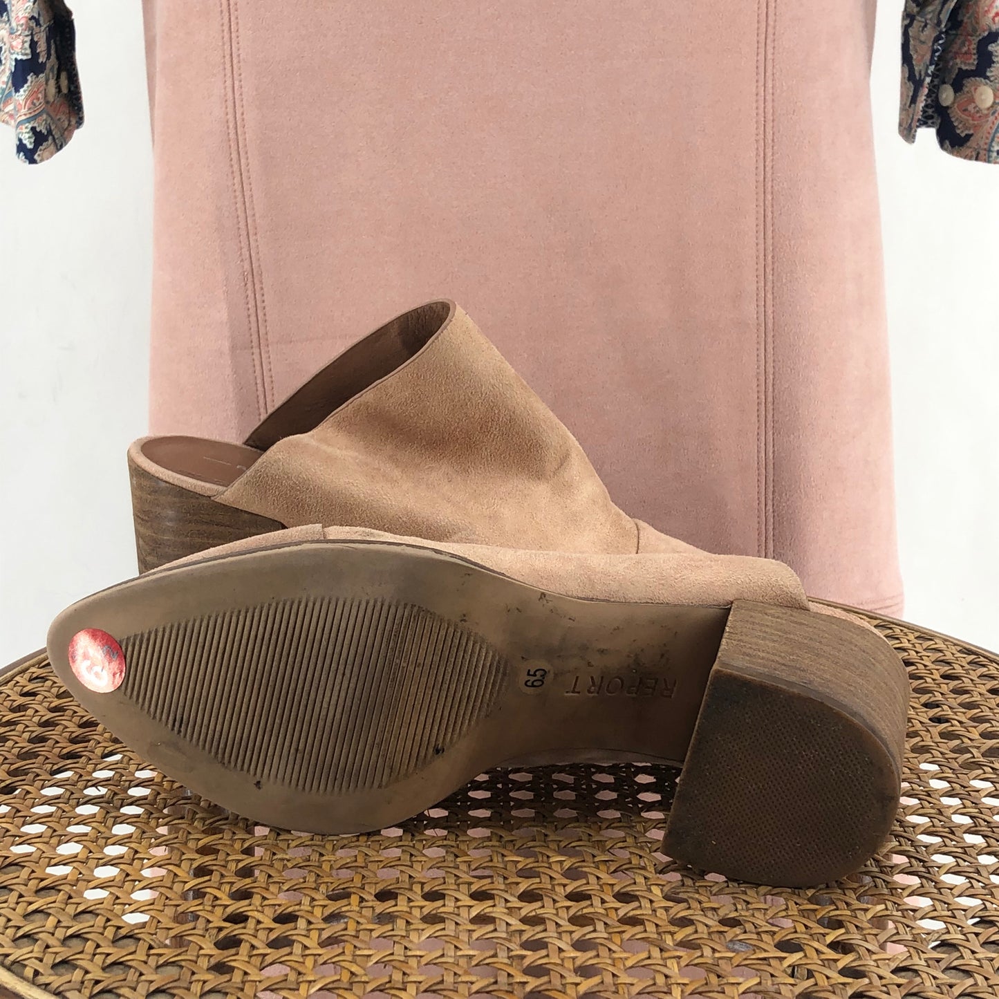 Tan W Shoe Size 6.5 REPORT shooties/booties