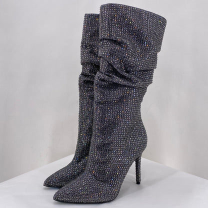 Silver W Shoe Size 6 JESSICA SIMPSON Boots