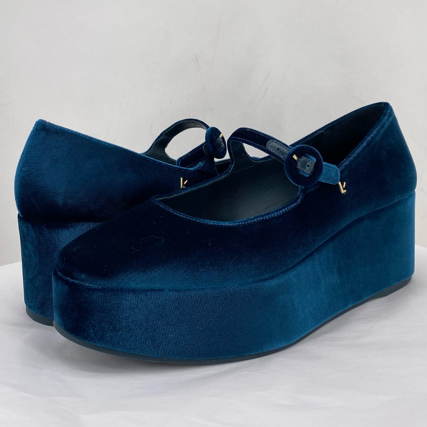 DARK TEAL GREEN W Shoe Size 9.5 Flats