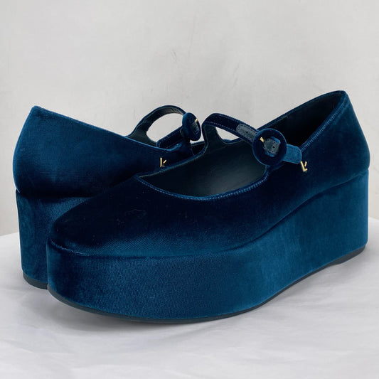 DARK TEAL GREEN W Shoe Size 9.5 Flats