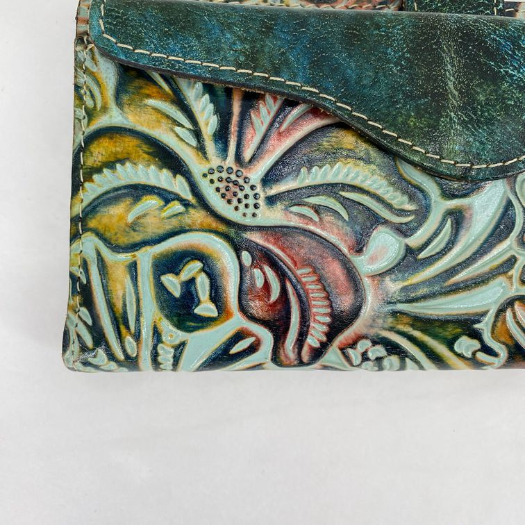 Green PATRICIA NASH Leather Wallet