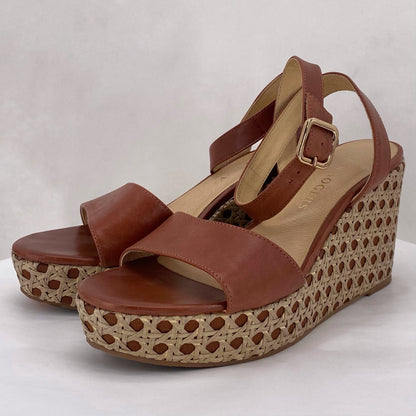 REDDISH BROWN W Shoe Size 8.5 Jack Rogers Wedge