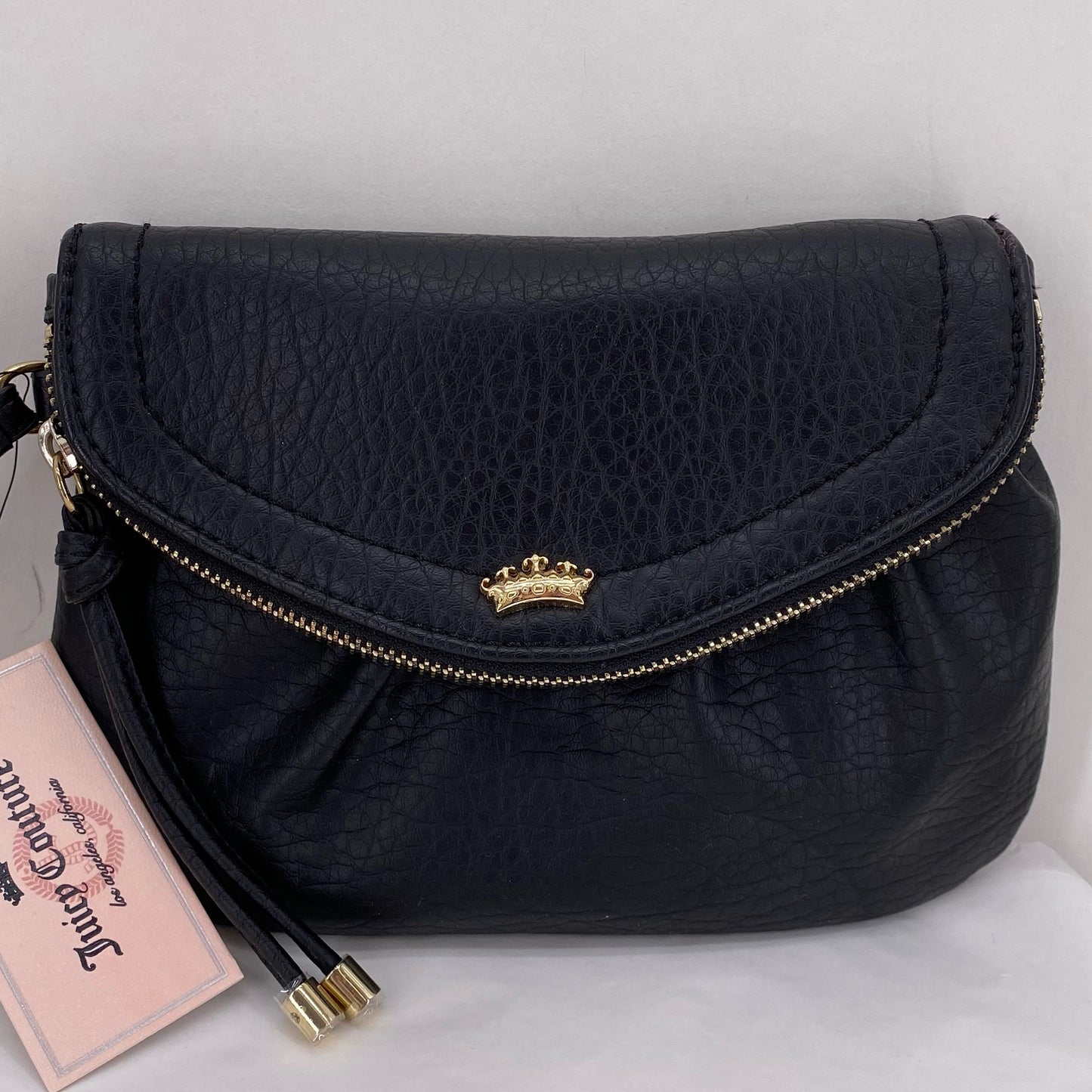 Black JUICY COUTURE PVC Wristlet