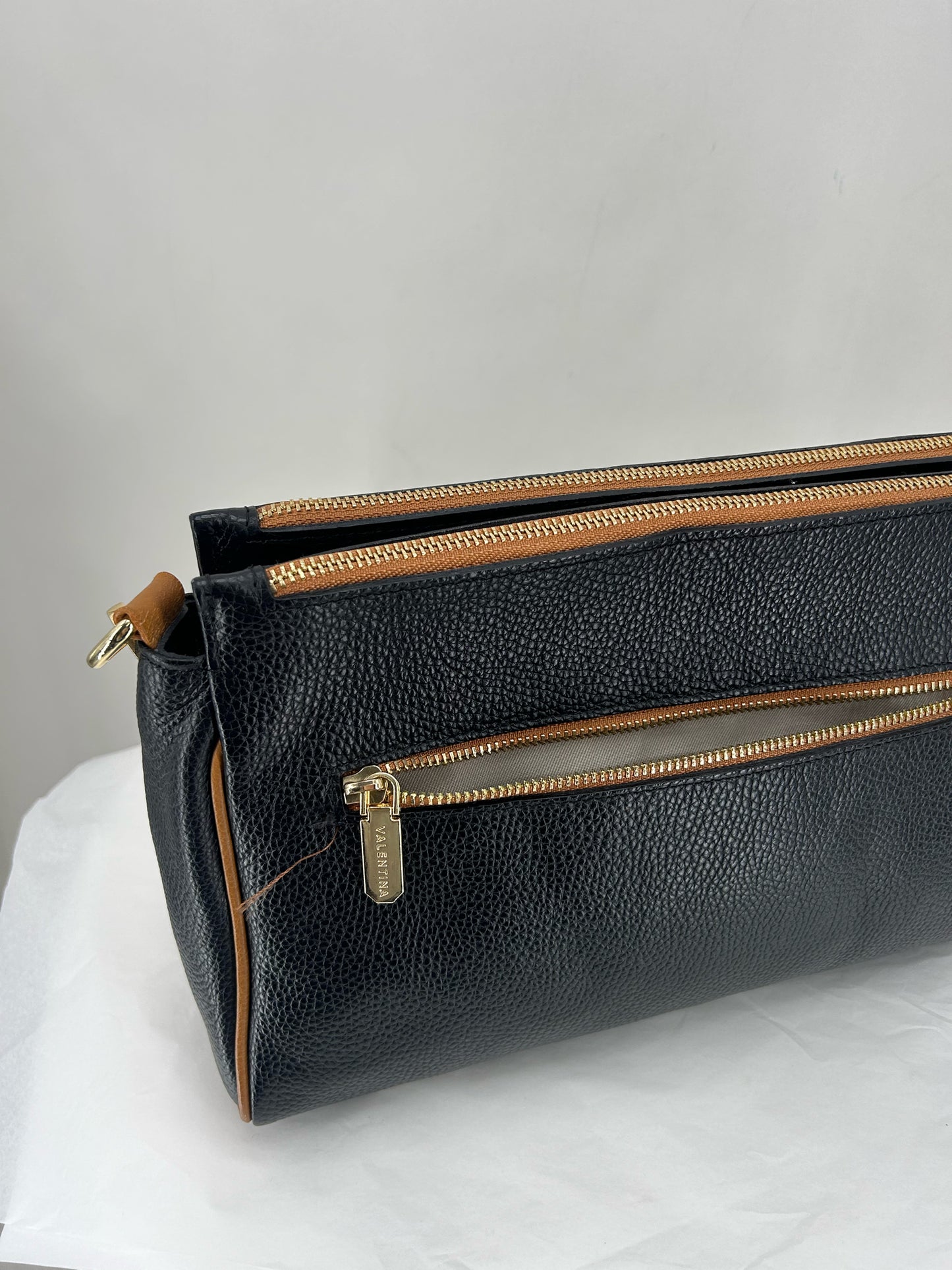 Black VALENTINA Shoulder Bag