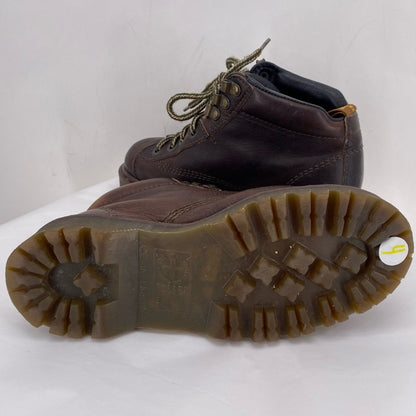 BROWN W Shoe Size 4 DR. MARTENS shooties/booties