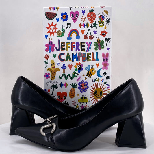 Black W Shoe Size 8 JEFFREY CAMPBELL Pumps