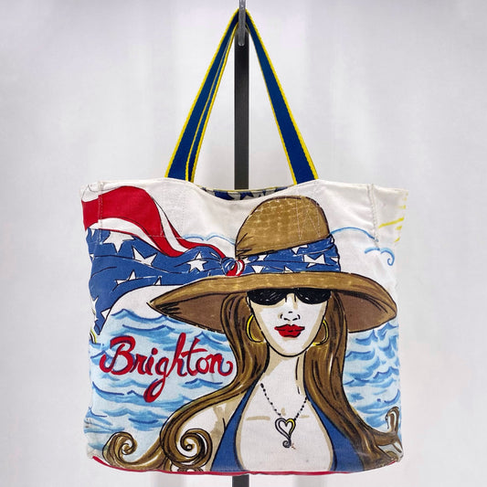 Multi-Color BRIGHTON Canvas Tote
