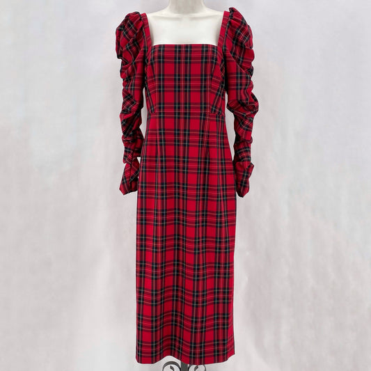 Size 2 ANTONIO MELANI Plaid Dress