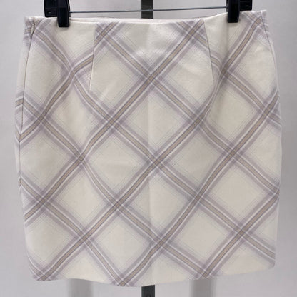 Size 10 WHITE HOUSE BLACK Plaid Skirt