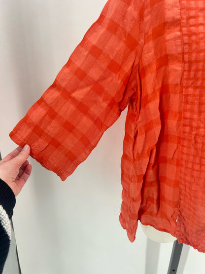 Size S NICHE Linen Checkered Shirt