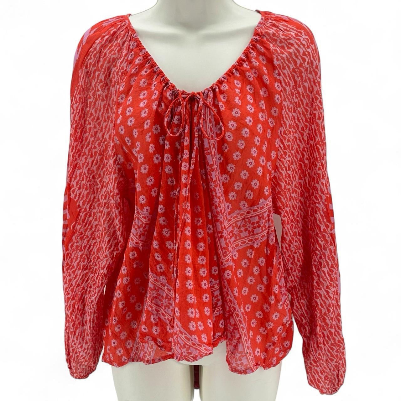 Size S FREE PEOPLE Floral Shirt