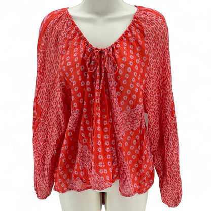 Size S FREE PEOPLE Floral Shirt