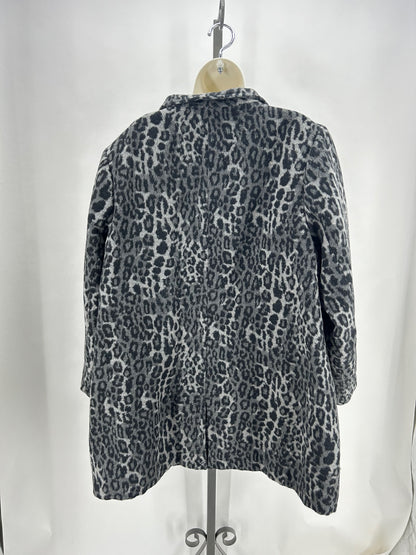 Size 24 ELLOS Animal Print Coat