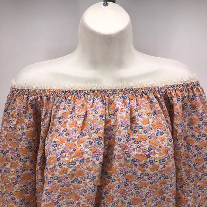 Size S MODA INTERNATIONAL FLOWERS Shirt
