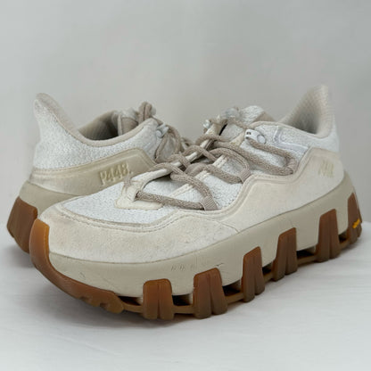 WHITE/GOLD W Shoe Size 40 Vibram Sneakers