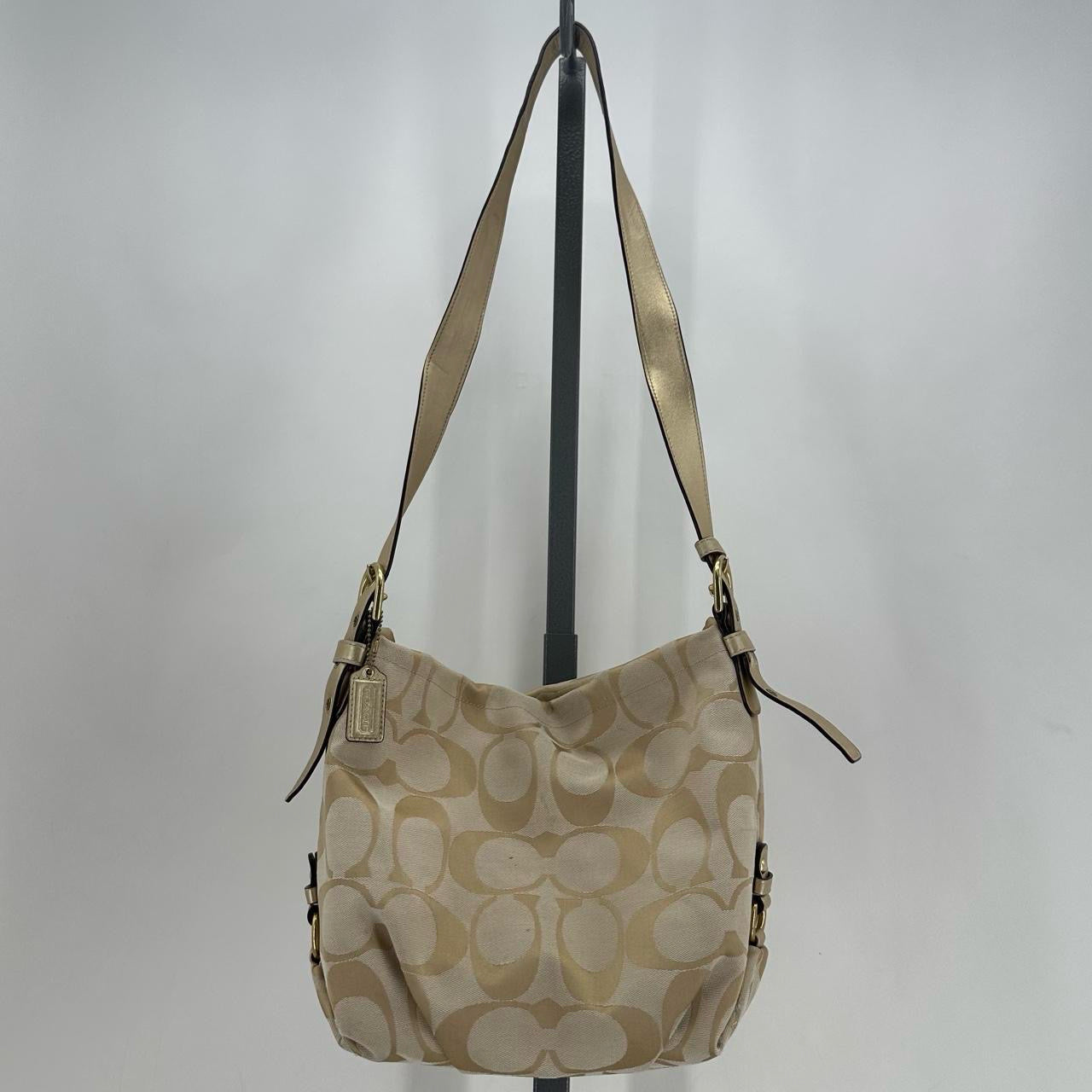 KHAKI COACH Shoulder Bag