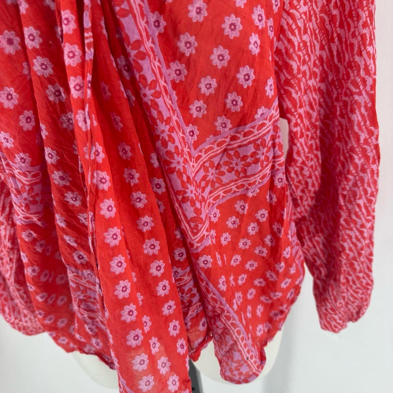 Size S FREE PEOPLE Floral Shirt