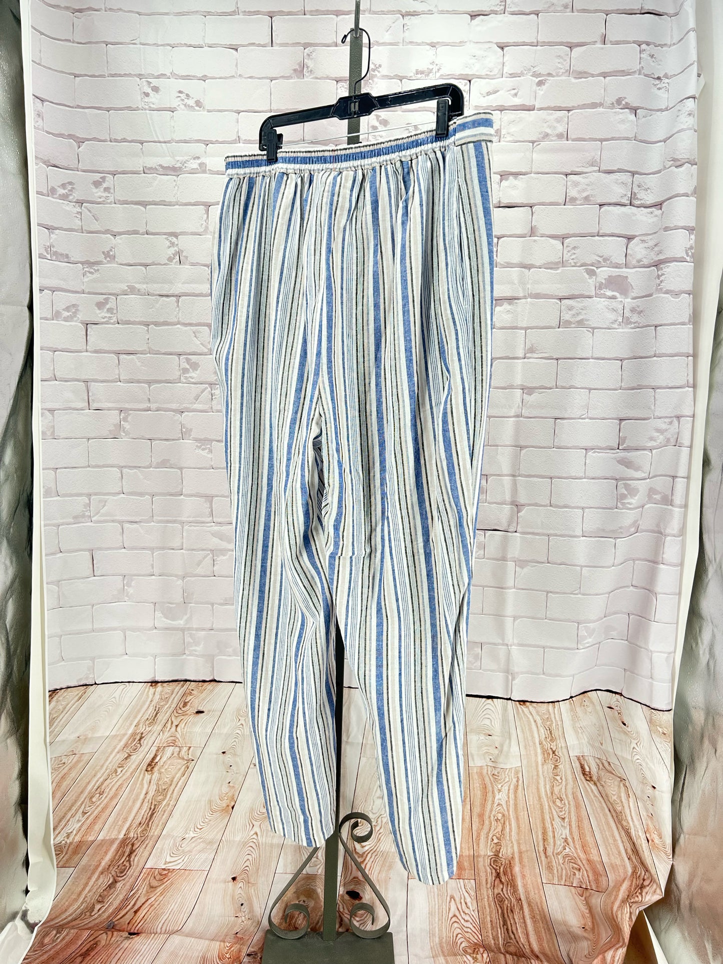 Size 20W WOMAN WITHIN Stripe Pants