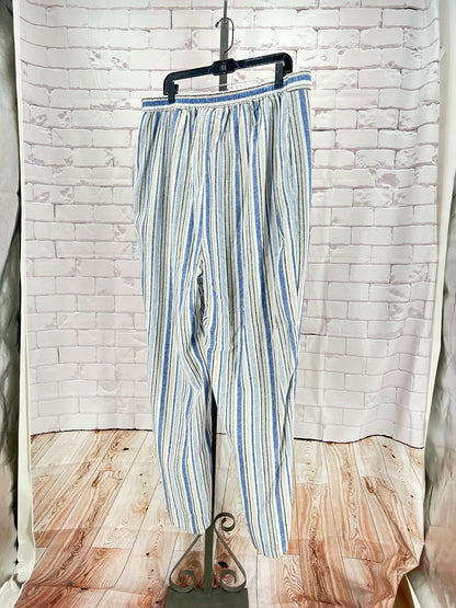 Size 20W WOMAN WITHIN Stripe Pants
