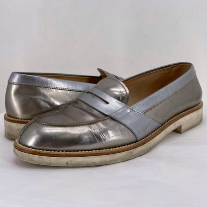 Silver W Shoe Size 39.5 TOD'S Loafer