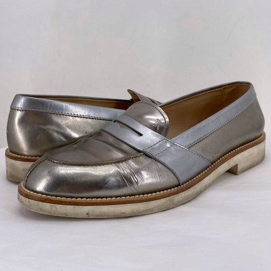 Silver W Shoe Size 39.5 TOD'S Loafer