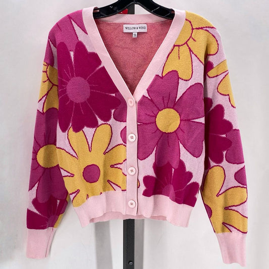 Size L WILLOW & WIND Floral Cardigan