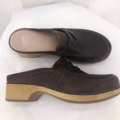 BROWN W Shoe Size 39 DANSKO Mules