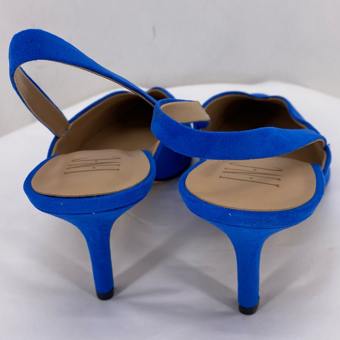 Blue W Shoe Size 8.5 INC Sling Back-Closed toe