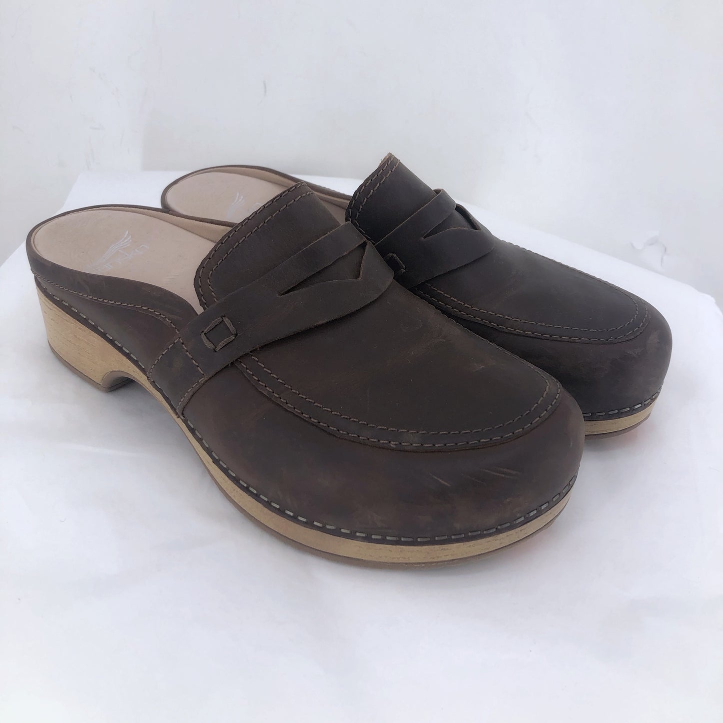 BROWN W Shoe Size 39 DANSKO Mules