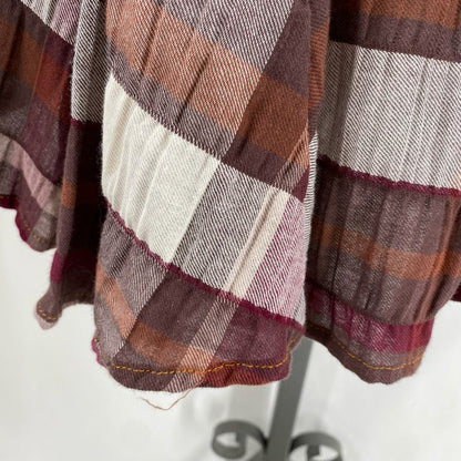 Size S ARATTA SILENT JOURNEY Plaid Dress