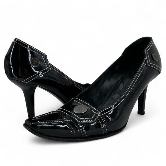 Black W Shoe Size 8.5 TOD'S Heels