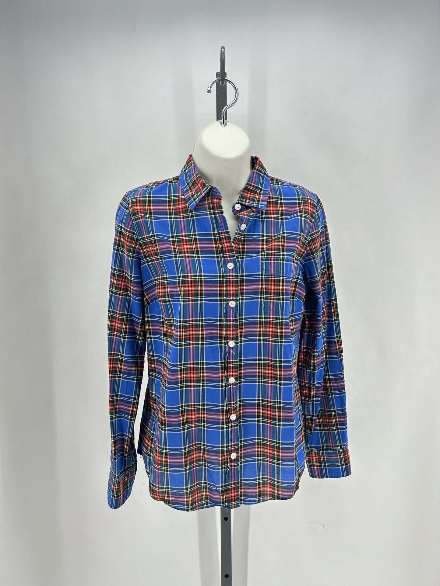 Size S J CREW Plaid Shirt