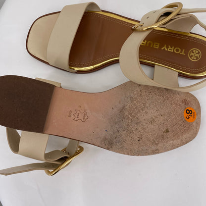 Cream W Shoe Size 8.5 TORY BURCH Sandals