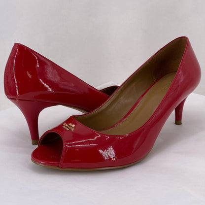 Red W Shoe Size 7.5 COACH Heels