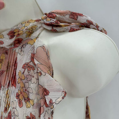 Size 4 VERONICA BEARD FLOWERS Shirt