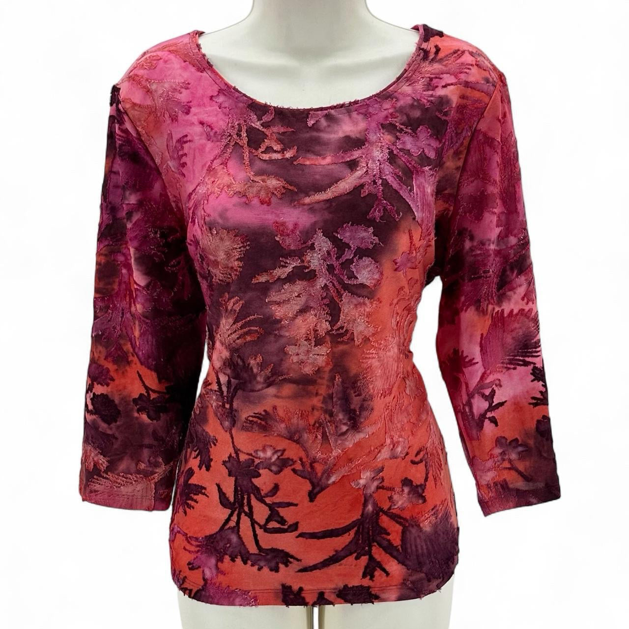 Size LP ALLISON DALEY Floral Shirt