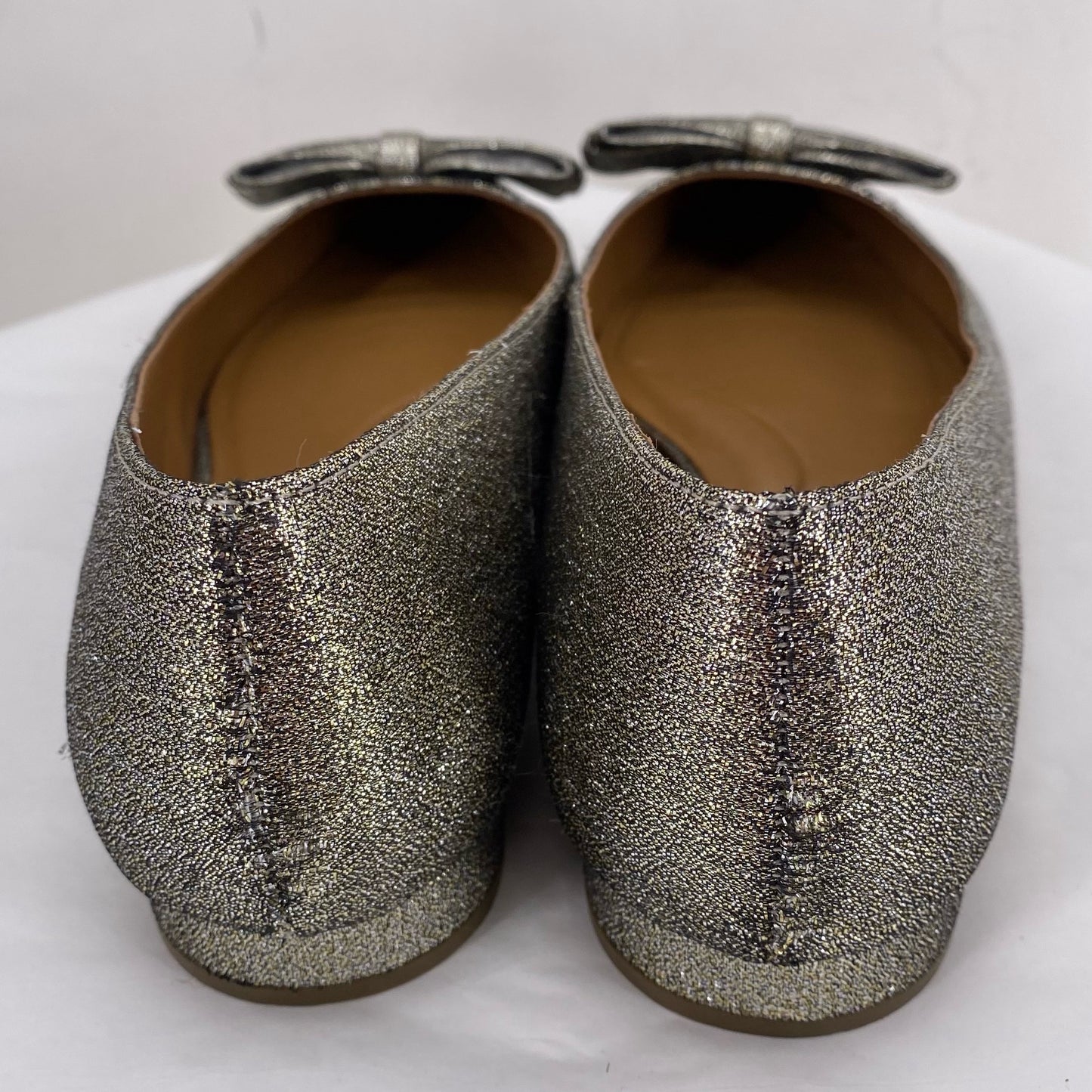 GOLD W Shoe Size 9.5 TALBOTS Flats