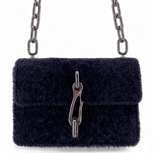 DARK GRAY ALEXANDER WANG Leather Cross-body