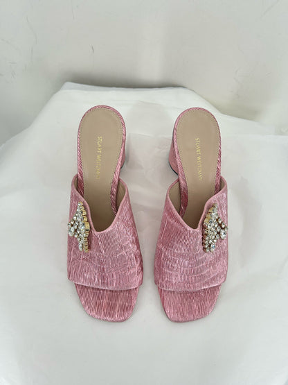 Pink W Shoe Size 8 STUART WEITZMAN Heels