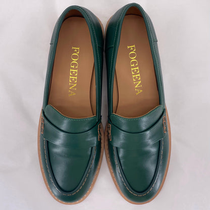 Green W Shoe Size 9 Loafer