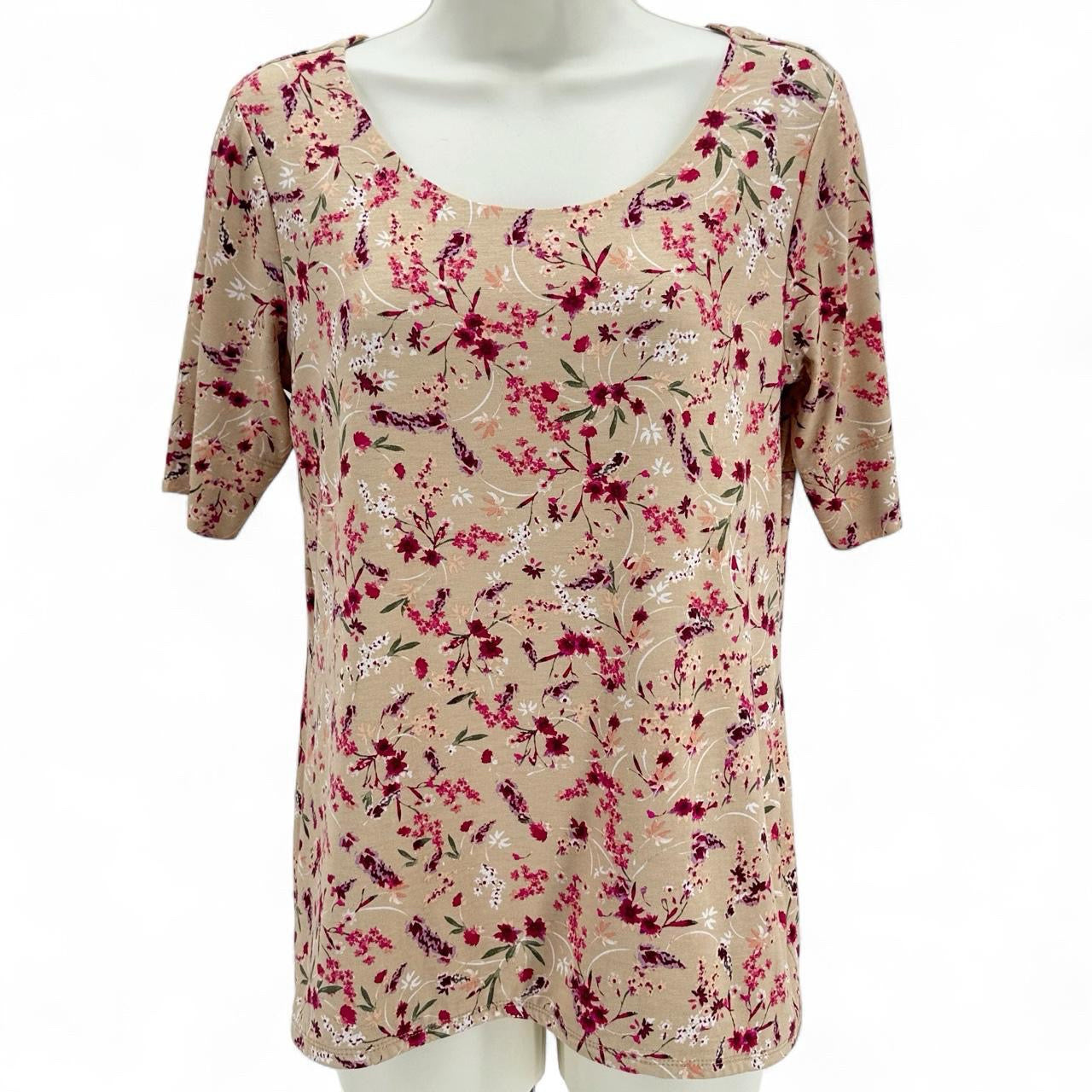 Size 0 CHICO'S FLOWERS Shirt
