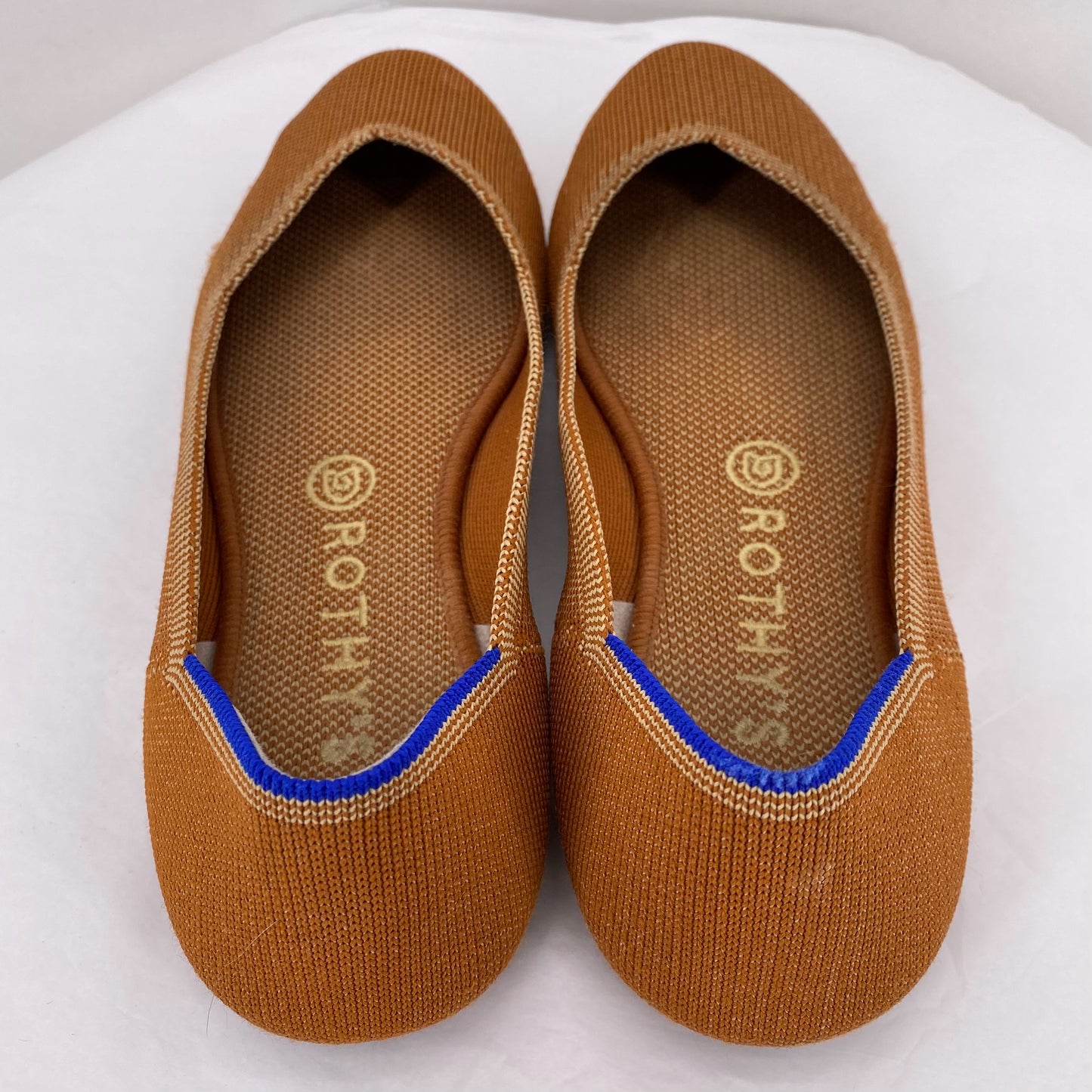 BURNT ORANGE W Shoe Size 8.5 ROTHY'S Flats