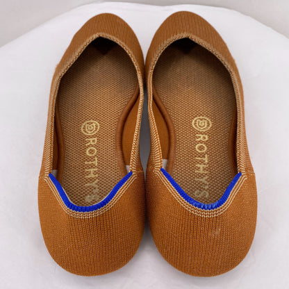 BURNT ORANGE W Shoe Size 8.5 ROTHY'S Flats
