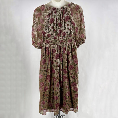 Size 0 TORRID Velvet FLOWERS Dress
