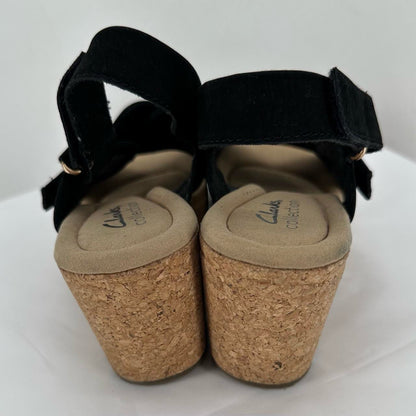 Black W Shoe Size 7.5 CLARKS Sandals