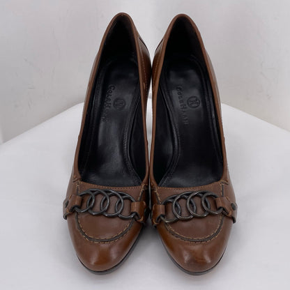 BROWN W Shoe Size 6 COLE HAAN Pumps