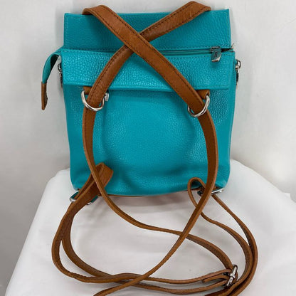 Aqua VALENTINA Leather Backpack