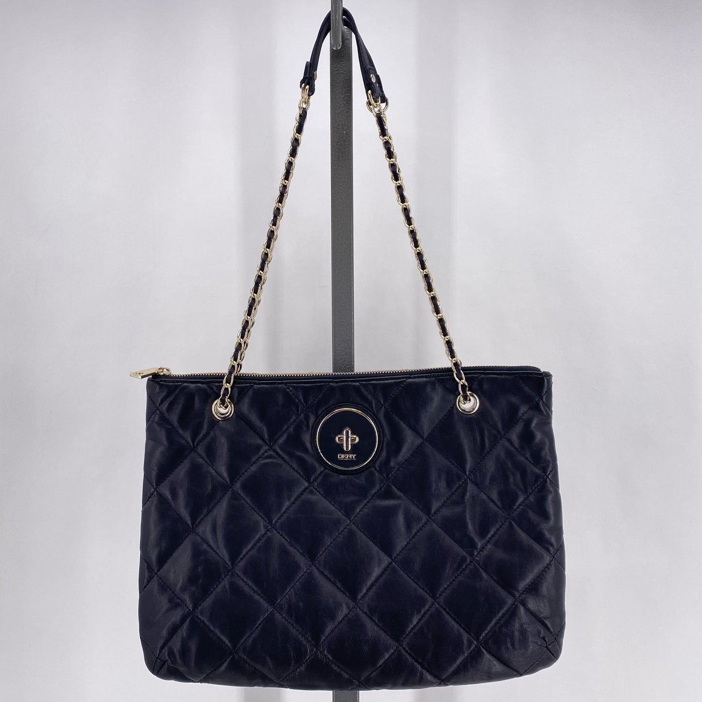 Black DKNY Leather Shoulder Bag
