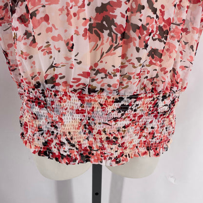 Size S WHITE HOUSE BLACK Floral Shirt